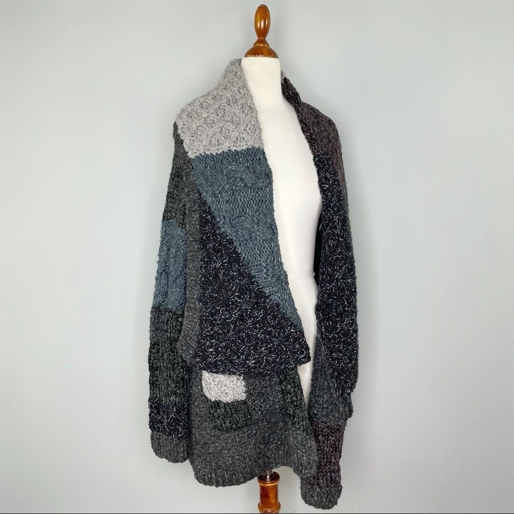 Cozy Multicolor Knit Cardigan